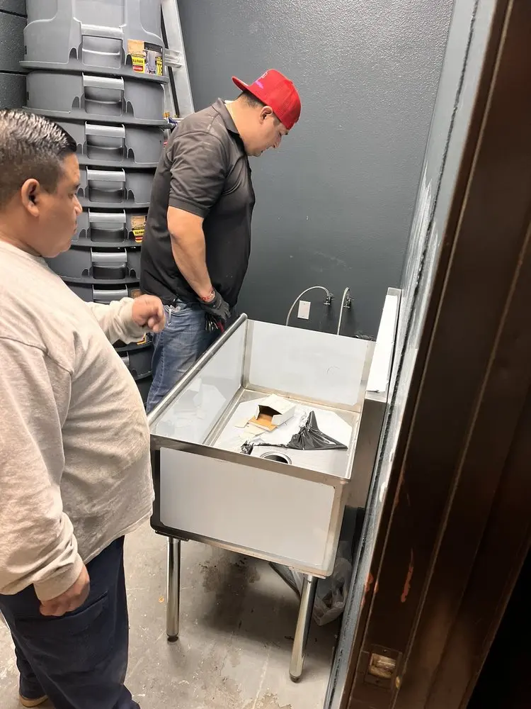 Commercial plumbing and sink installation in Hilliard Run