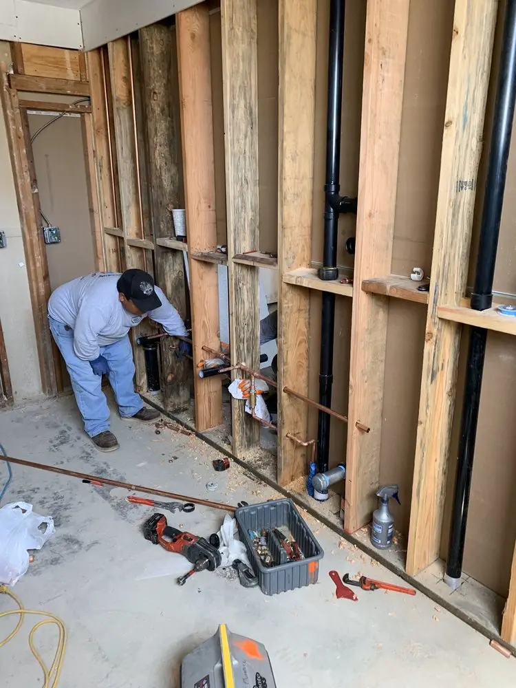 Commercial rough-in plumbing for Gas Line Repair in Hilliard Run